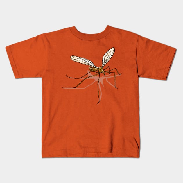 Bugs-9 Mosquito Kids T-Shirt by Komigato